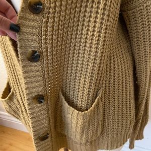 Urban outfitters mustard yellowCardigan